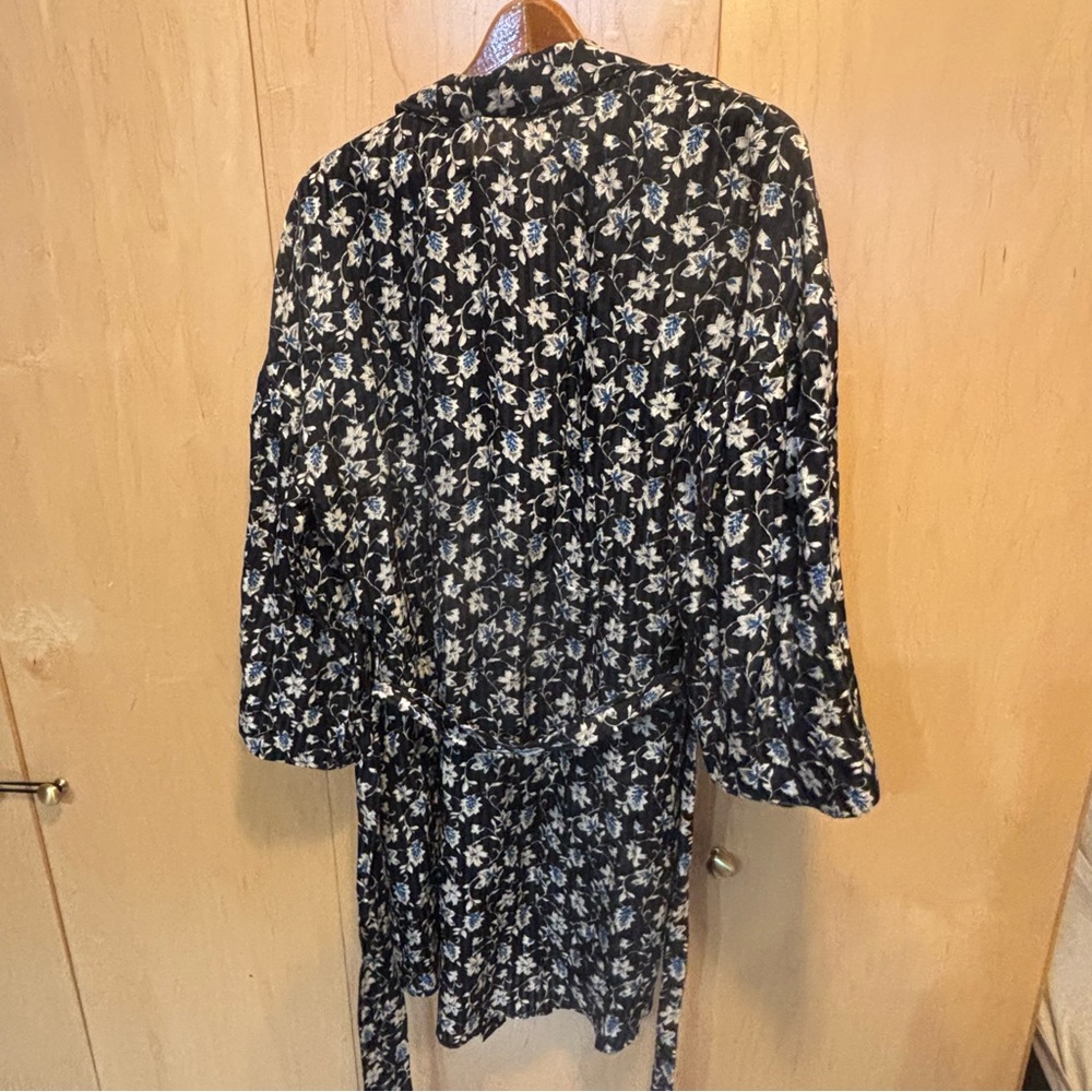 VERONICA BEARD Samy Floral Print Mini Dress, Black Multi (Size 10 - Picture 8 of 8